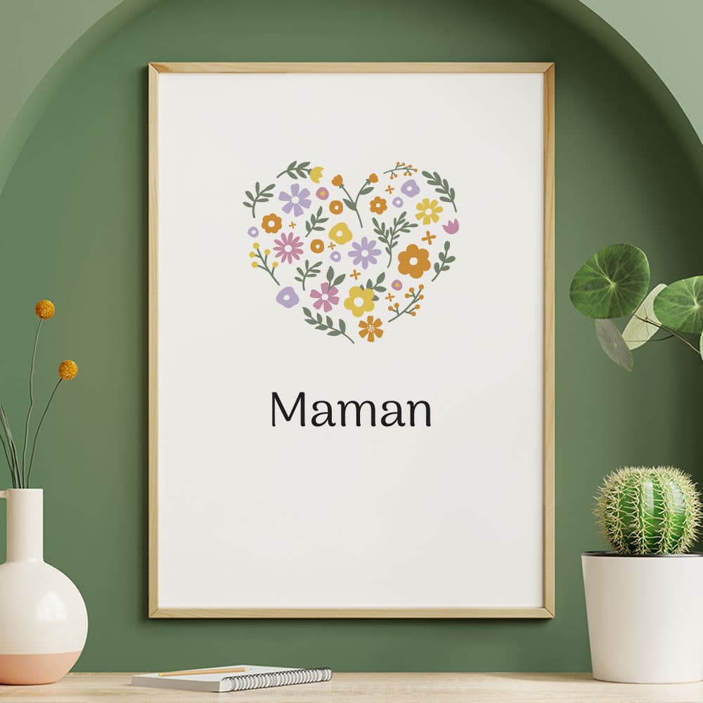 💐 Créez une Affiche "Maman" Personnalisée ! 💐