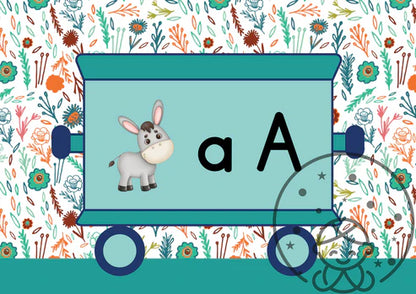 Affiches Pédagogiques ALPHABET - Le Train Floral 🚂🌸