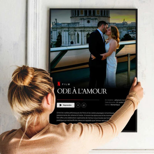 Affiche Couple - Façon Film Netflix