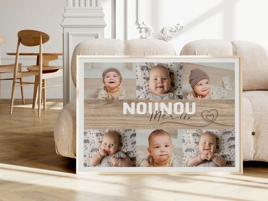 Célébrez l'amour et l'attention de votre nounou avec notre affiche personnalisable ! 💖👶🎁