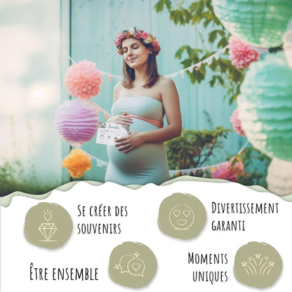 Set de Jeux pour la Baby Shower | 5 Jeux Amusants à Imprimer