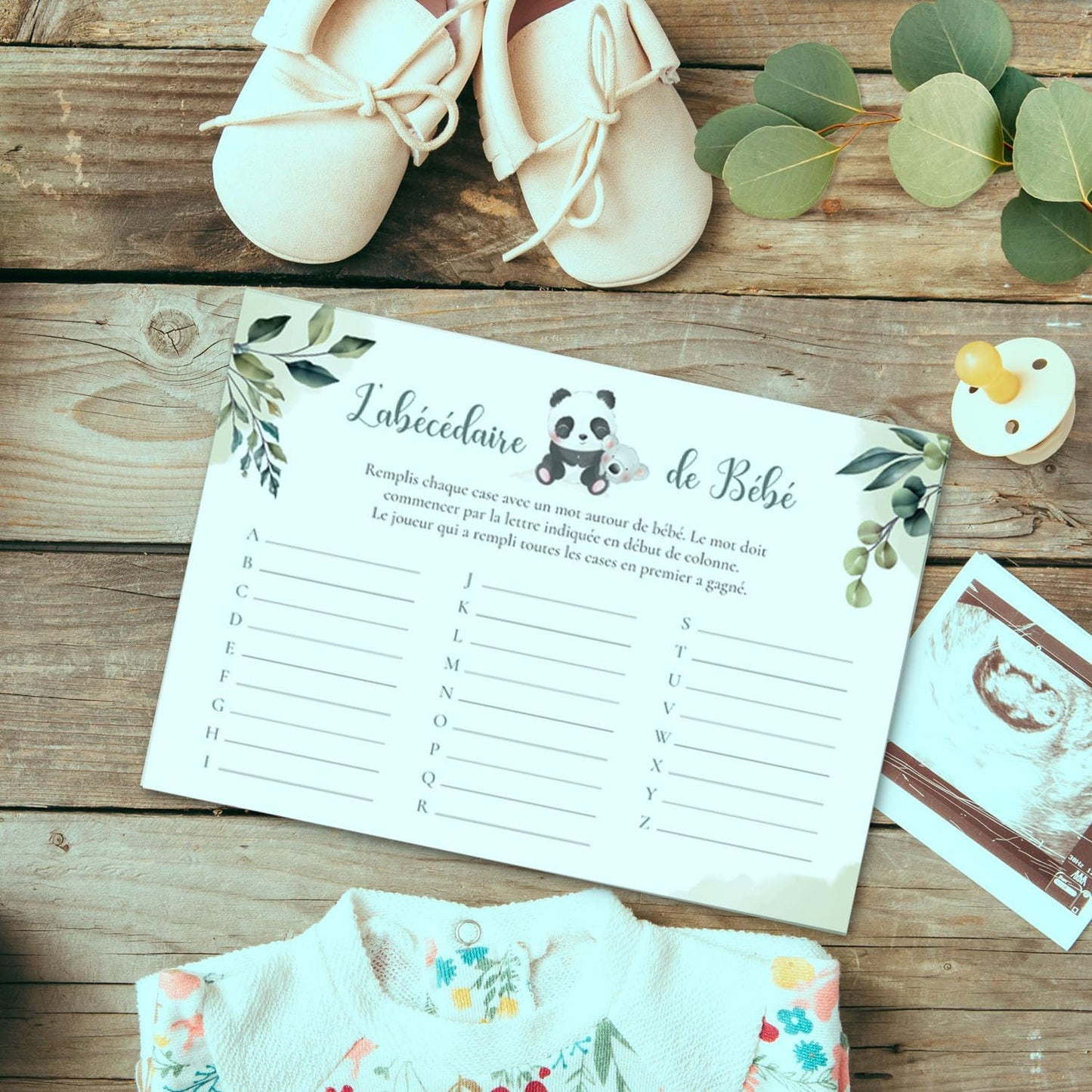 Set de Jeux pour la Baby Shower | 5 Jeux Amusants à Imprimer