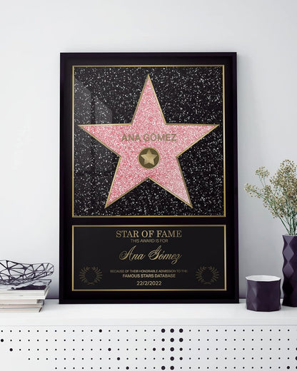 Panorama Star of Fame - Étoile Hollywood Personnalisée 🌟