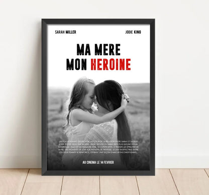 Affiche de Cinéma Noir et Blanc Personnalisée - Créez Votre Propre Histoire Cinématographique