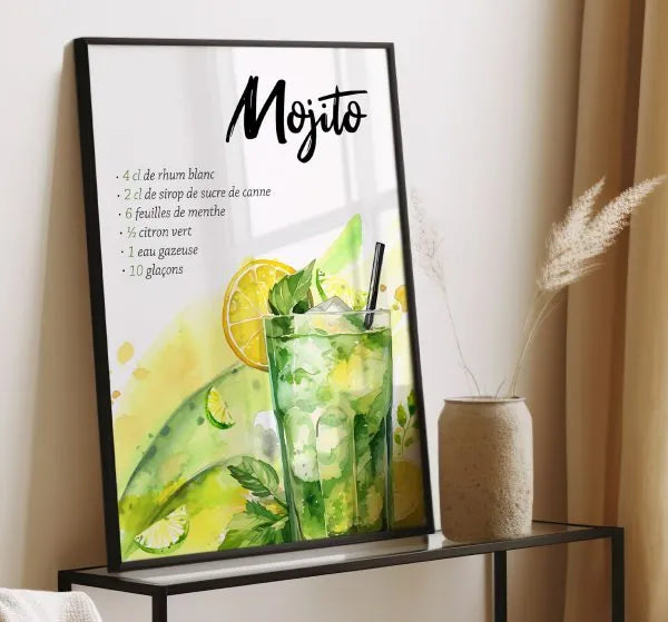 Affiches Recettes Cocktails – Lot de 6 à Télécharger 🍹