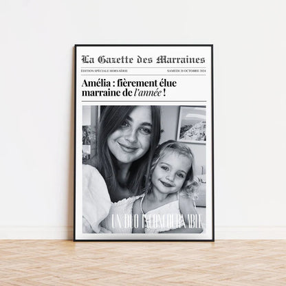 Affiche Marraine - La Gazette des Marraines