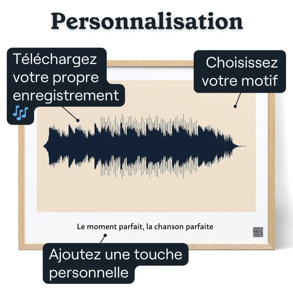 Art d'Onde Sonore "Joyeuse Retraite" | Cadeau Unique et Artistique pour Célébrer le Départ à la Retraite