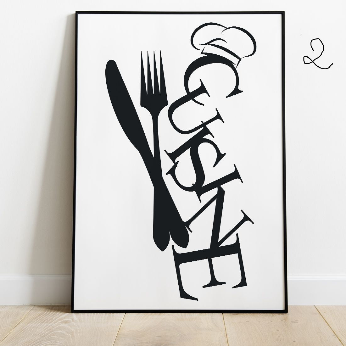 Poster Déco Cuisine – Élégance et Simplicité