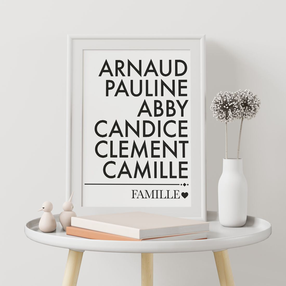 Affiche Famille Personnalisée