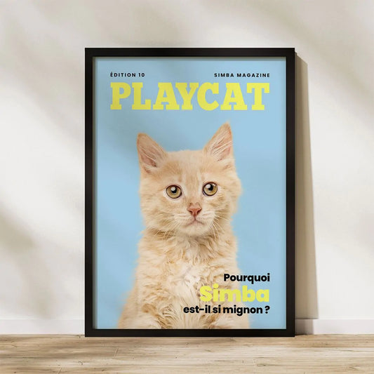 Poster Personnalisé Magazine avec Votre Animal