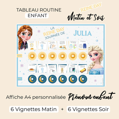 🌞 Affiche Routine Journalière pour Enfant - Matin et Soir 🌙