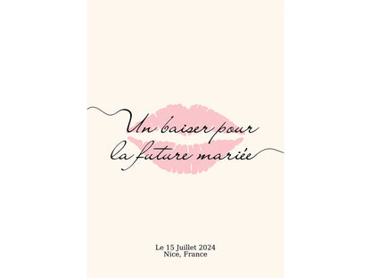 Affiche Événement EVJF – "Dernier Baiser pour la Future Mariée" 🎀