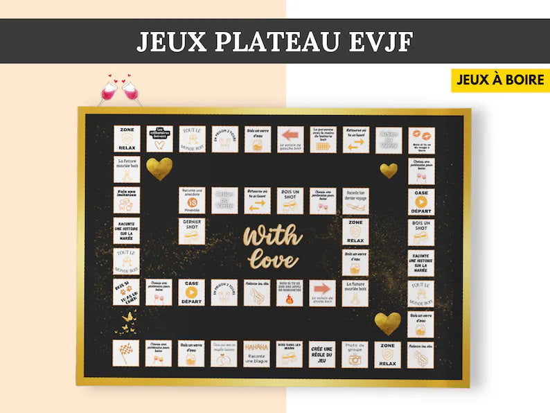 Jeu de l'Oie - Jeu de Société Numérique pour EVJF et Soirées Festives –