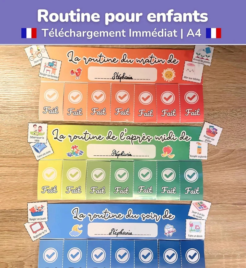 🌱 Pack Routine Enfant Montessori à Imprimer – Une Approche Écologique et Ludique 🌱