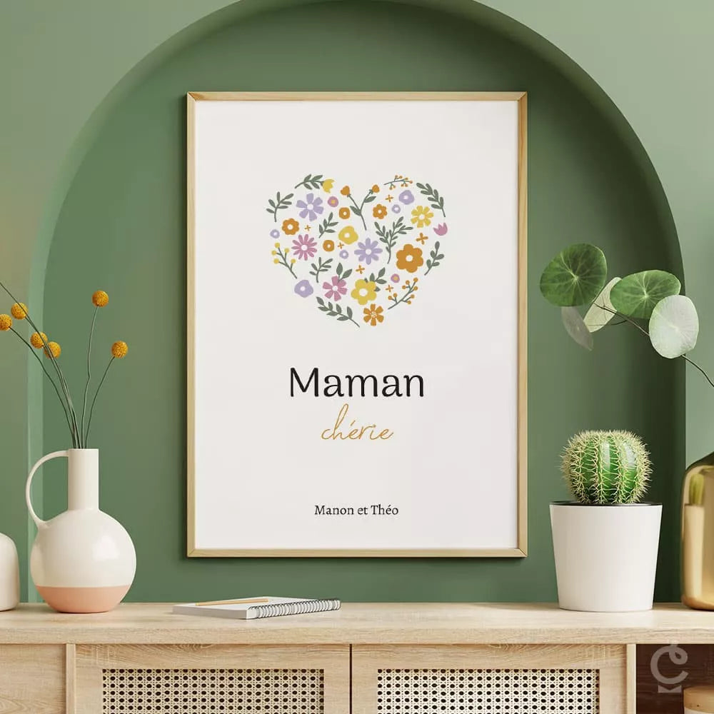 💐 Créez une Affiche "Maman" Personnalisée ! 💐