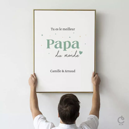 🌟 Offrez l'Affiche "Papa à Personnaliser" ! 🌟