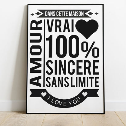 Affiche "Dans Cette Maison"