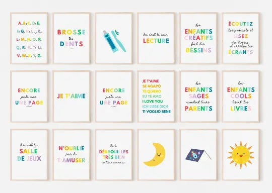 📚 Découvrez les Posters Éducatifs Montessori – 54 Affiches Pédagogiques à Personnaliser ! 📚